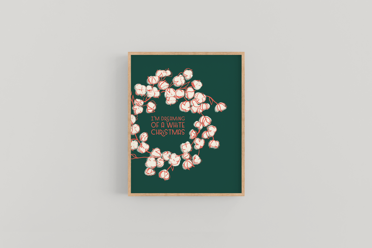 White Christmas Print